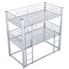 Metal Twin Size Triple Bunk Bed