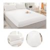 4 Count Tulip Pattern  Comforter Set Basics All-Season Bedding Sets White Comforter Tulip Pattern